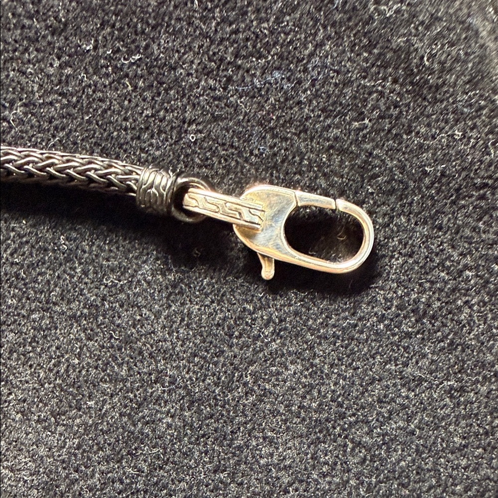 John Hardy Black and Sterling Silver Accent Bracelet - Picture 3 of 5